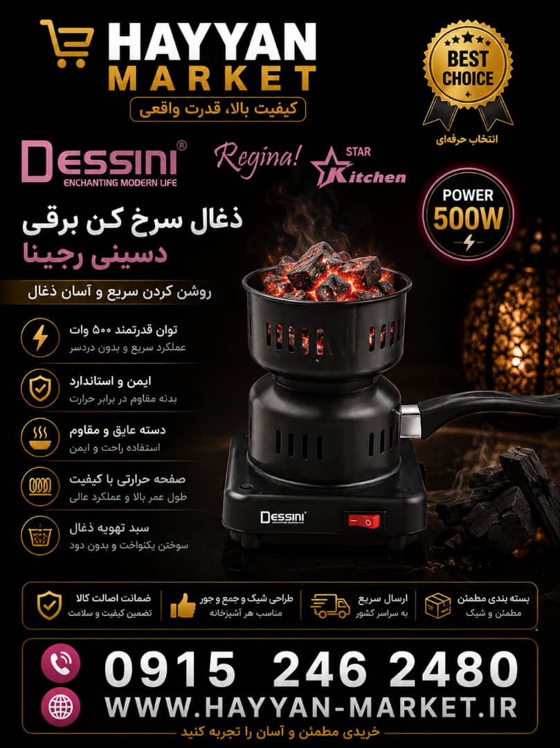 زغال سوز دسینی مدل 5901