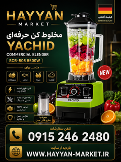 مخلوط کن و آسیاب Yachid مدل SCB-505